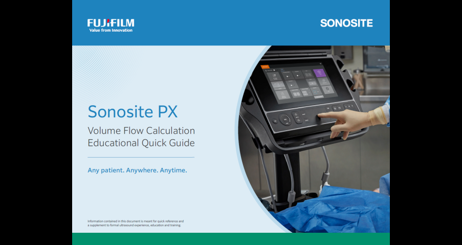 Volume Flow Quick Guide for Sonosite PX thumb